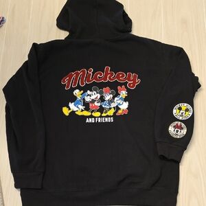 Disney Mickey And Friends Black Hoodie XL 16-18 C009